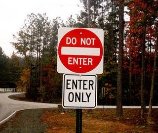contradiction-enter-only